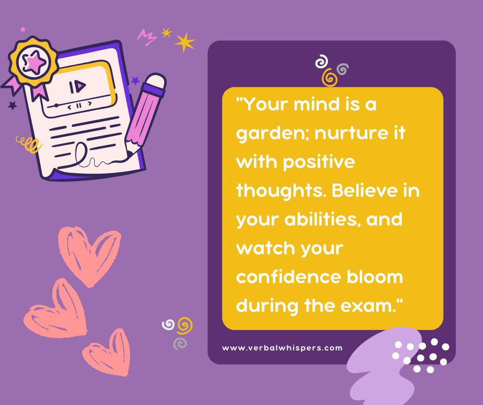 Positive Affirmations in Exam Wishes