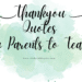 Thankyou Quotes
