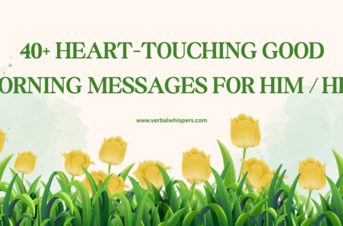 Goodmorning messages